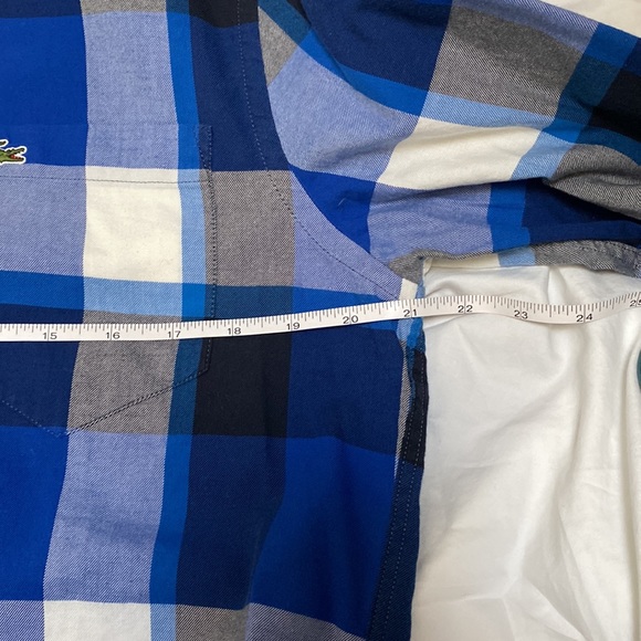 Men’s Lacoste casual button down long sleeved shirt. Size medium. - Picture 8 of 9